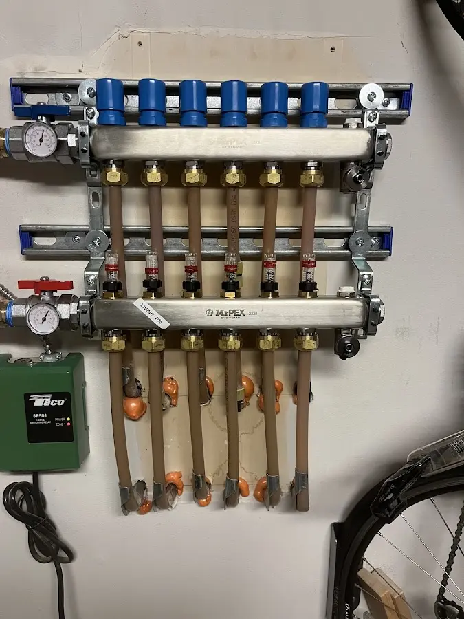 Plumber performing Leak Detection at a residential property in Sartell